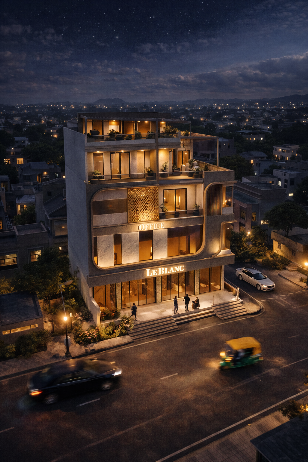 Commercial building design in Bhopal