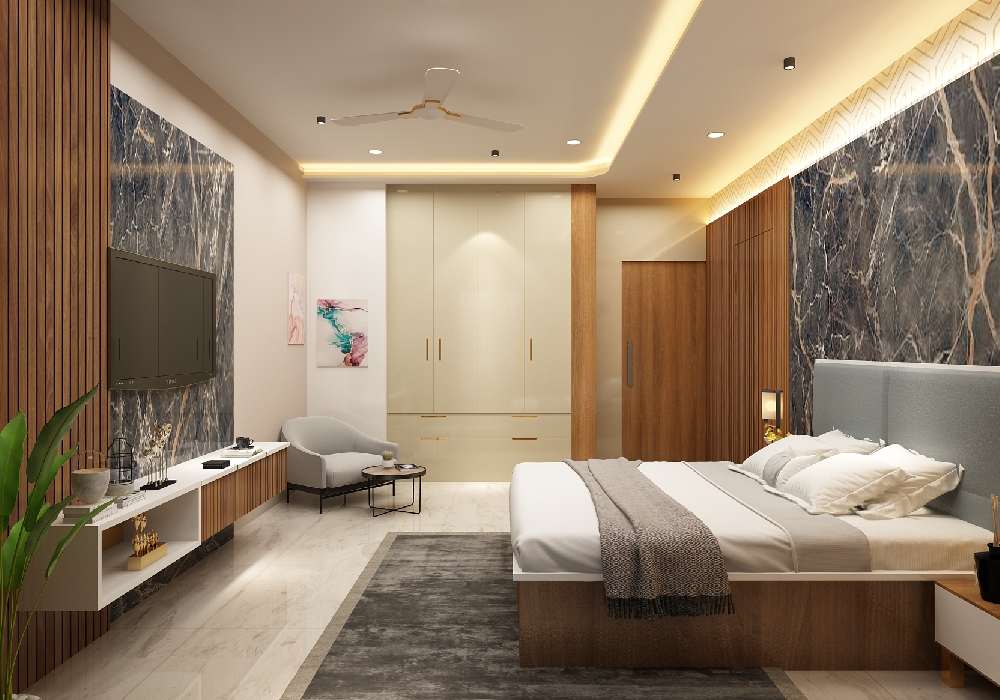 Interior of 4bhk house in Indore